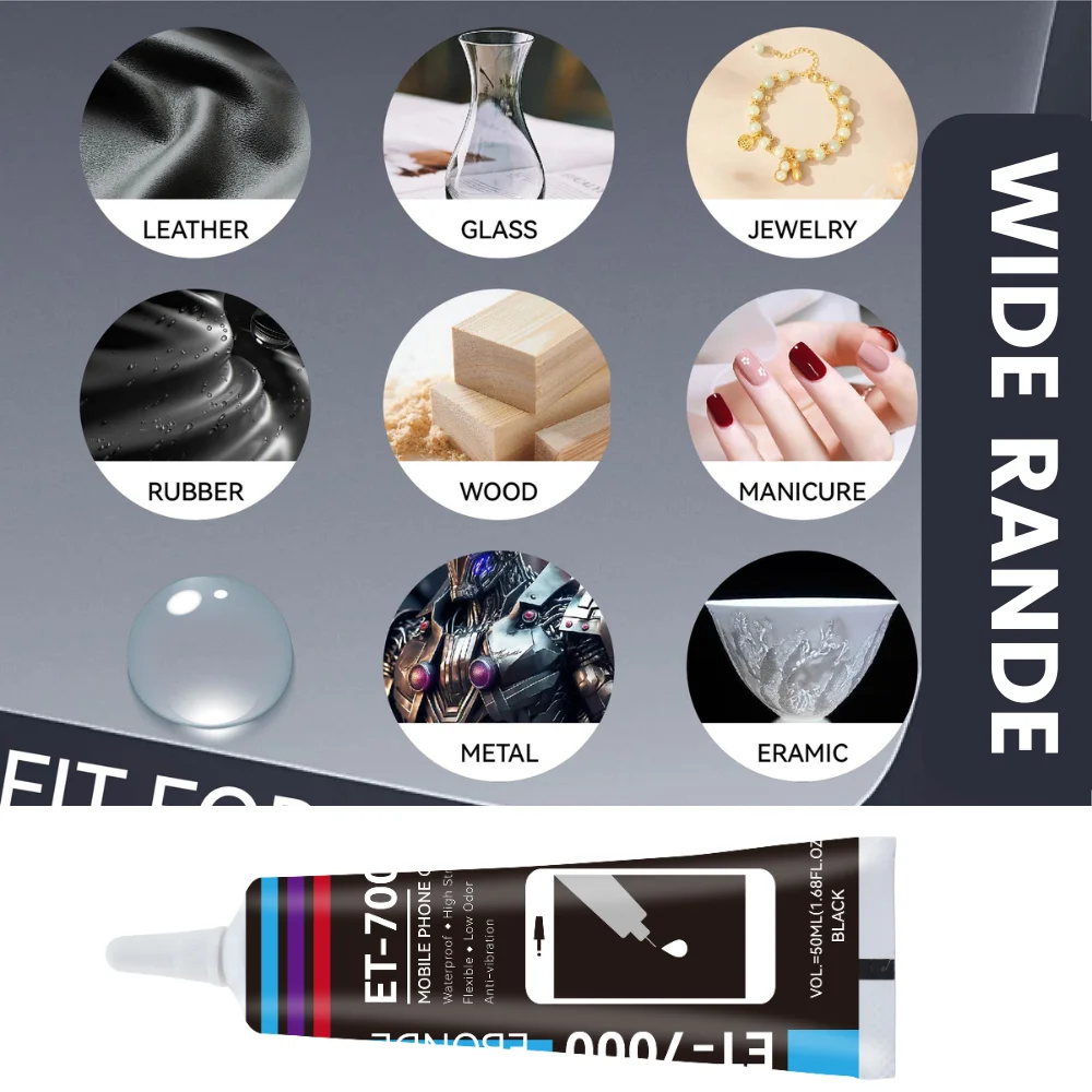Ultra-Strong Black Anti-Vibration Electronic Adhesive Glue