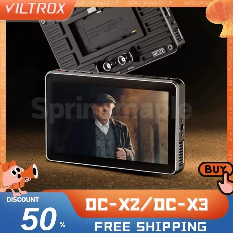 Viltrox DC X2/DC X3 6 Inch Profissional Hd Monitor Touch Screen 2000nit For Photography Vlogging Filmmaking Tv Creating Custom