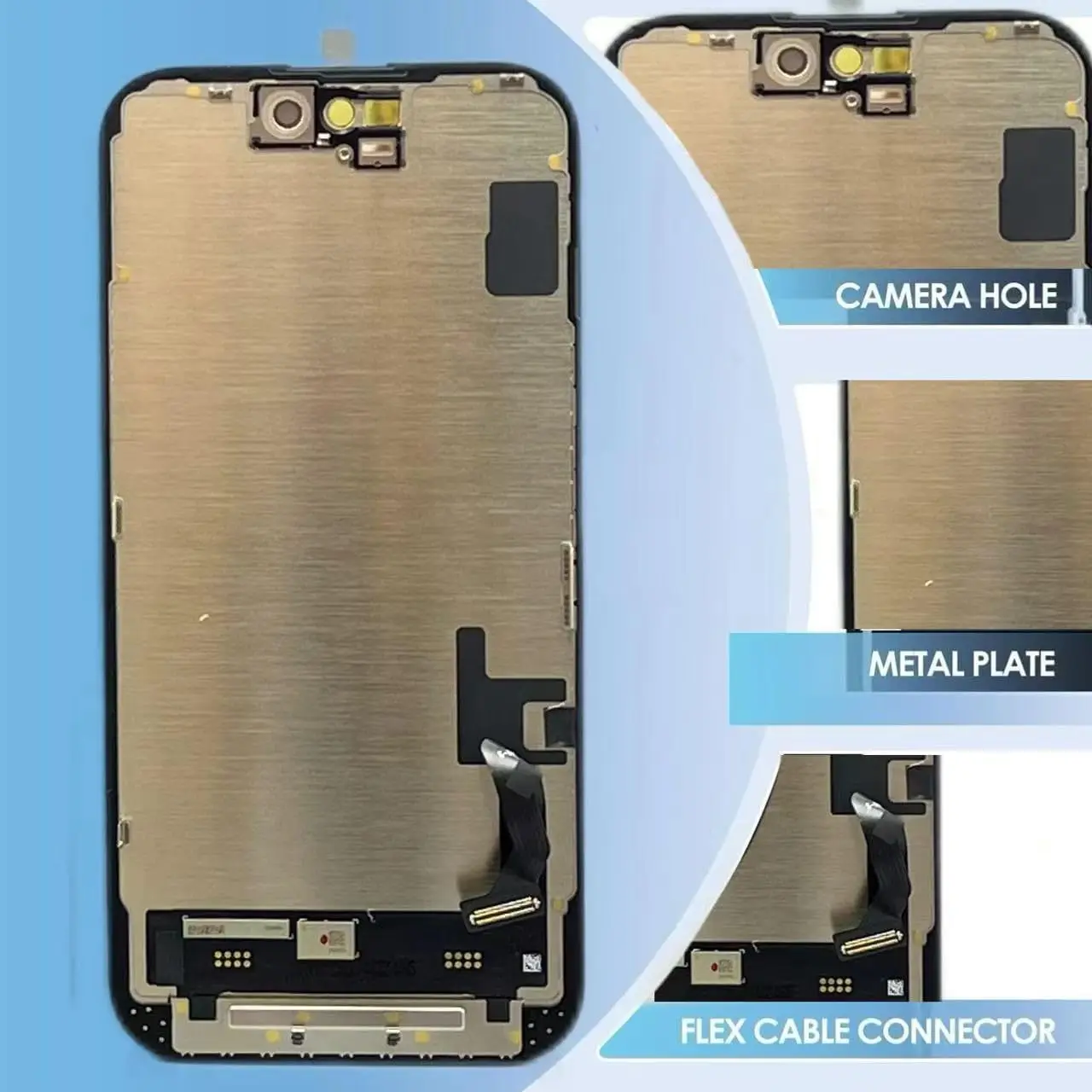 Display LCD Incell per iPhone 15, Schermo Touch con Digitalizzatore, Assemblaggio per iPhone 15 A3090 A2846 A3089 A3092, Ricambio LCD - Image 6