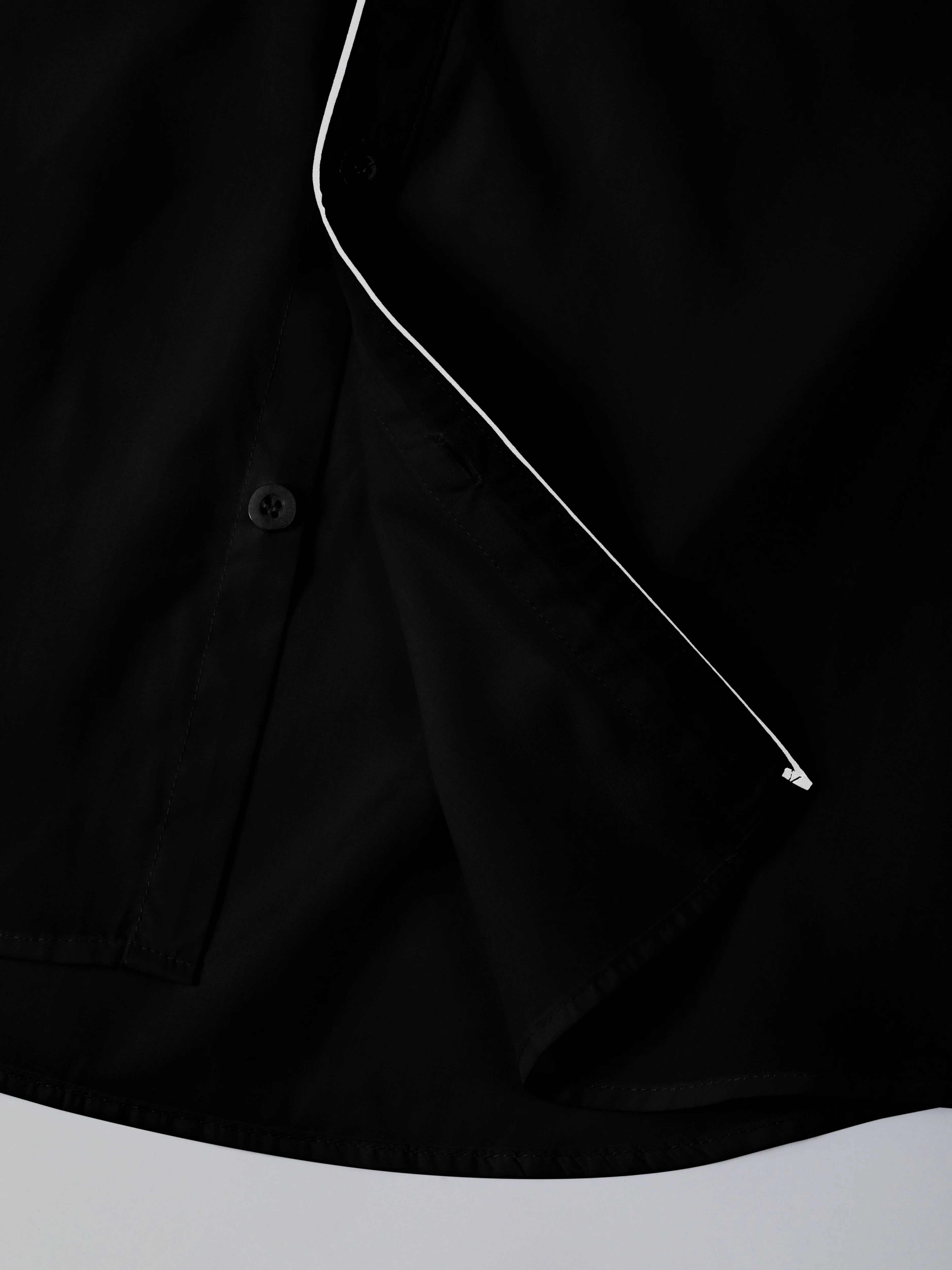 قميص رجالي للربيع والخريف بأكمام طويلة بلون سادة،...