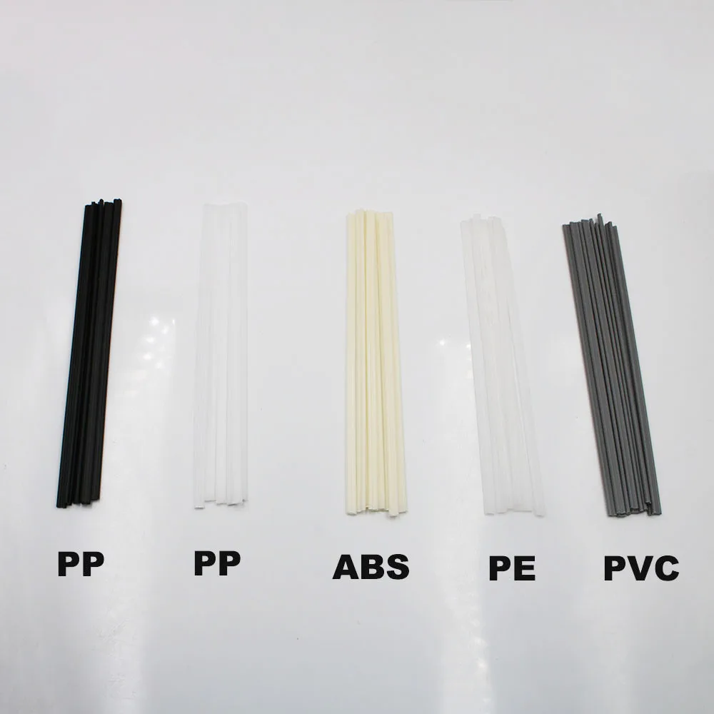 Welding Rods Plastic Welding Rods 10pcs 250mm Plastic Welding Rods ABS/PP/PVC/PE Welding Sticks For Plastic Welder Gun Bumper Repair Supplies Tool