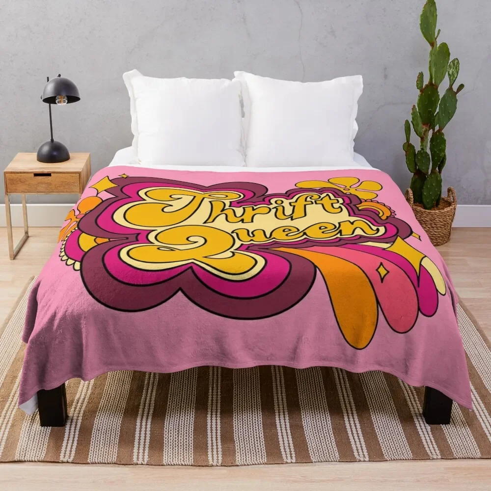

Thrift Queen Throw Blanket Large Travel Blankets