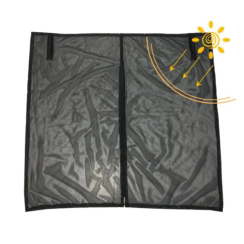 

Car Window Screens For Camping Magnetic Mesh Screen Net For Car Sunroof And Rear Shade Breathable Net Mesh For Car Overnight