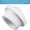 3Pcs Nozzle White Nozzle PVC Nozzle For Swimming Pool Opening Eyeball Nozzle Flow Inlet Fitting For Hayward SP1419D 4