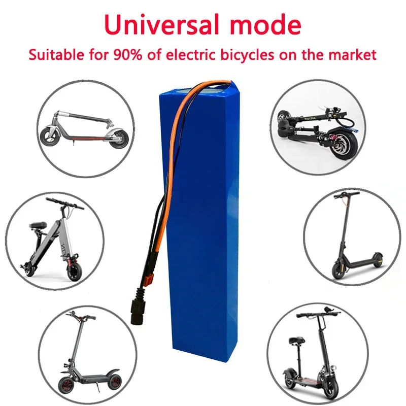 Purfield-bateria de Lítio para Scooter de Bicicleta Elétrica 36v 12ah 10s3p 18650 600w 20a Bms t Xt30 Xt60 Tomada dc Xiaomi Mijia M365 - Image 5
