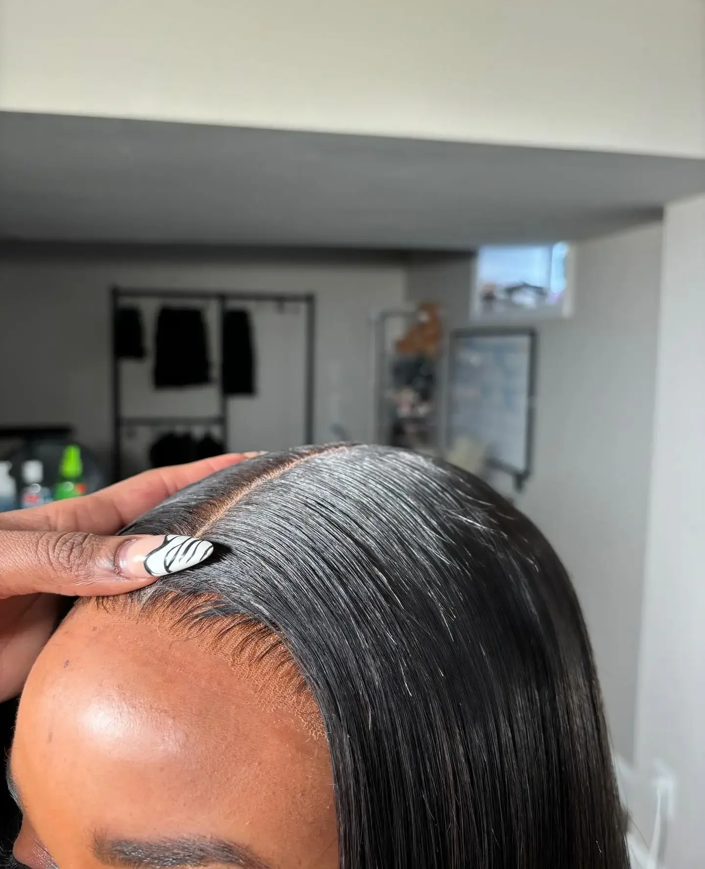 HD Lace Front Perücken 13x6 Glatte Echthaarperücken 250 % Dichte 30 36 Zoll 13x4 360 Full Lace Frontal Echthaarperücken für Frauen – Detail 8