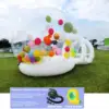 10FT Balloon Jumping Inflatable Bubble house With Trampoline & transparent dome PVC material free shipping with blower For Party 3