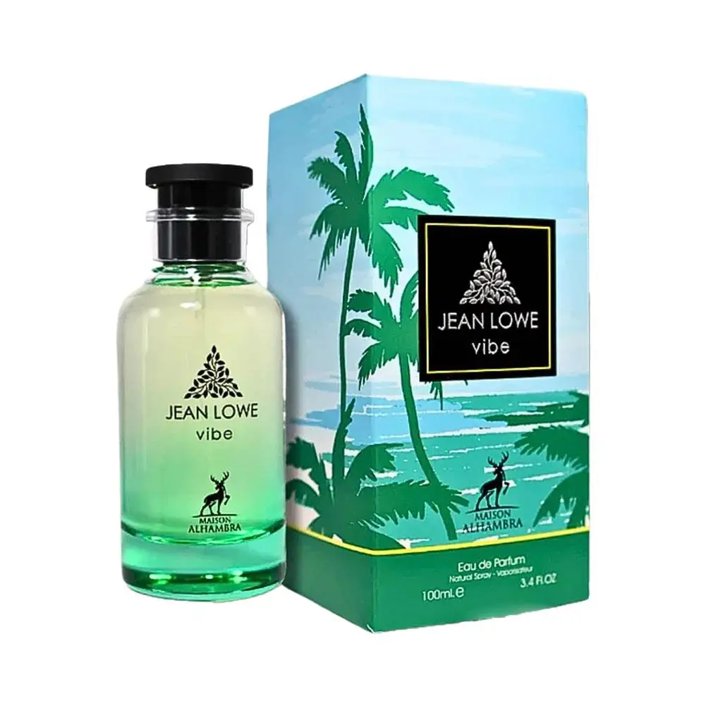 Maison Alhambra Jean Lowe Vibe Eau de Parfum Unisex Langanhaltender, frischer, holzig-aromatischer Duft Tropischer Duft Sommer Täglich_voghion.com