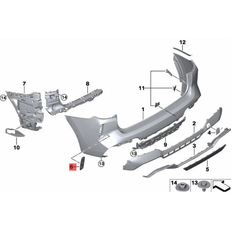 Trim panel X3 G01 20 40dx 51128081888 51128081887