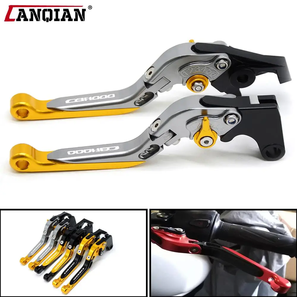 

16 Colors CNC Adjustable Folding Extendable Motorcycle Brake Clutch Levers For Honda CBF1000 CBF 1000 2006 2007 2008 2009