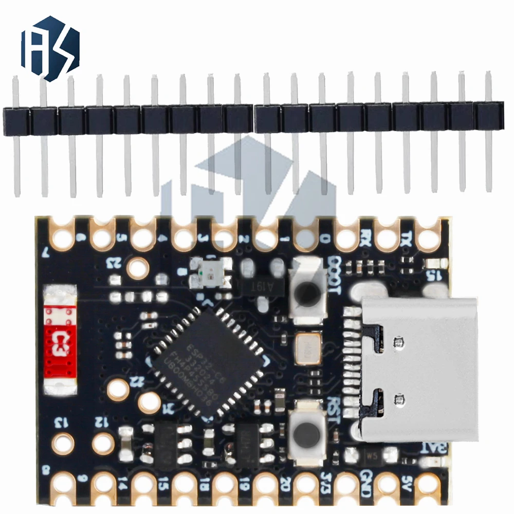 ESP32-C6 SuperMini Development Board Microcontroller Programming Learning Controller Core Board 4