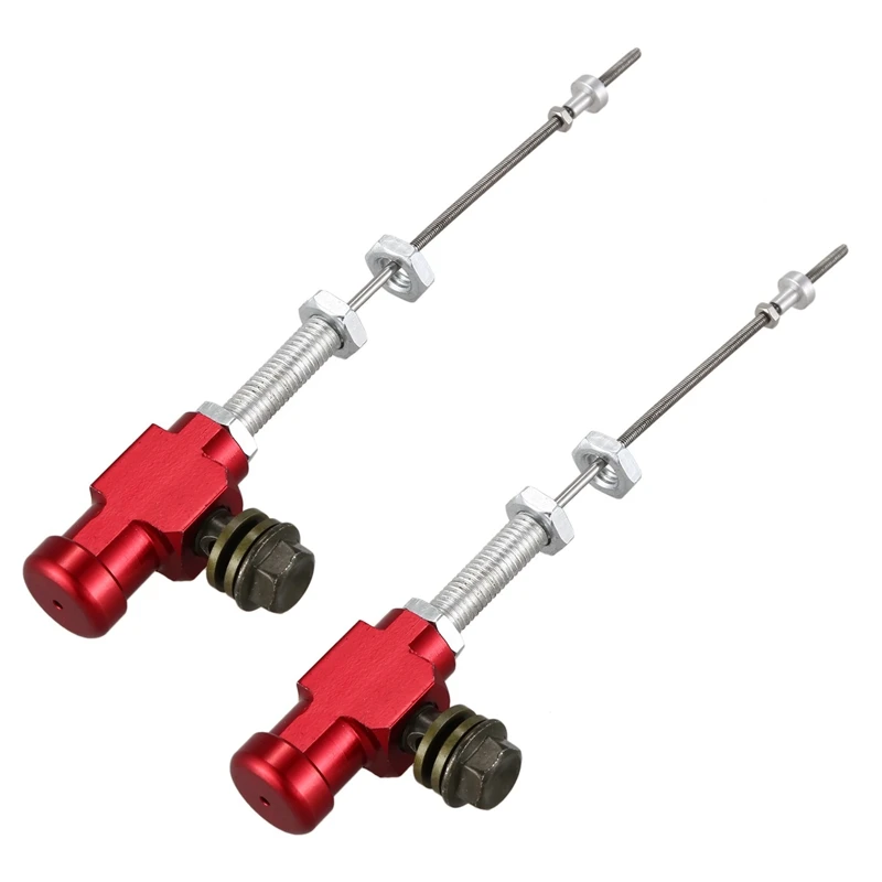 2XMotorcycleHydraulicClutchMasterCylinderRodBrakePumpM10x125MmAluminumRed.jpg