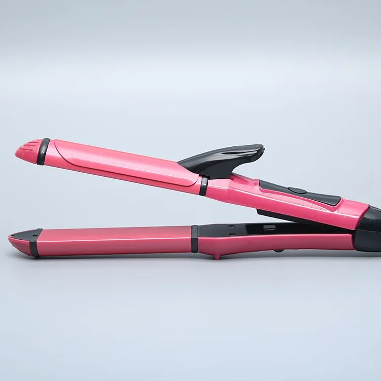 Two-In-One Hair Rolling Iron Straightening Brush Student Dormitory Use Straightening Comb Negative Ion Comb Home Appliances