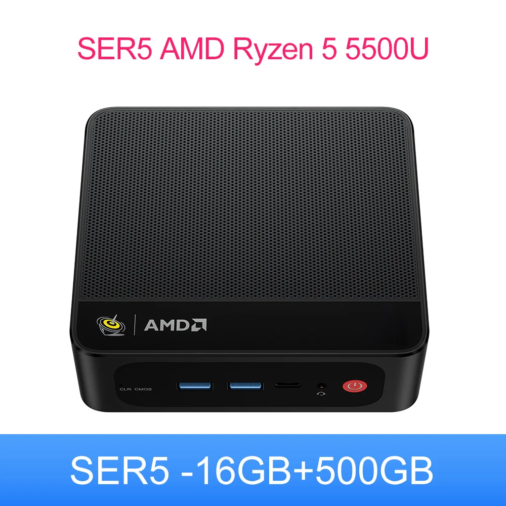 ミニPC Beelink SER5 AMD Ryzen 5 5500U Beelink SER5 Mini PC AMD Ryzen 5 5500U (Up to 4GHz) 6C/12T