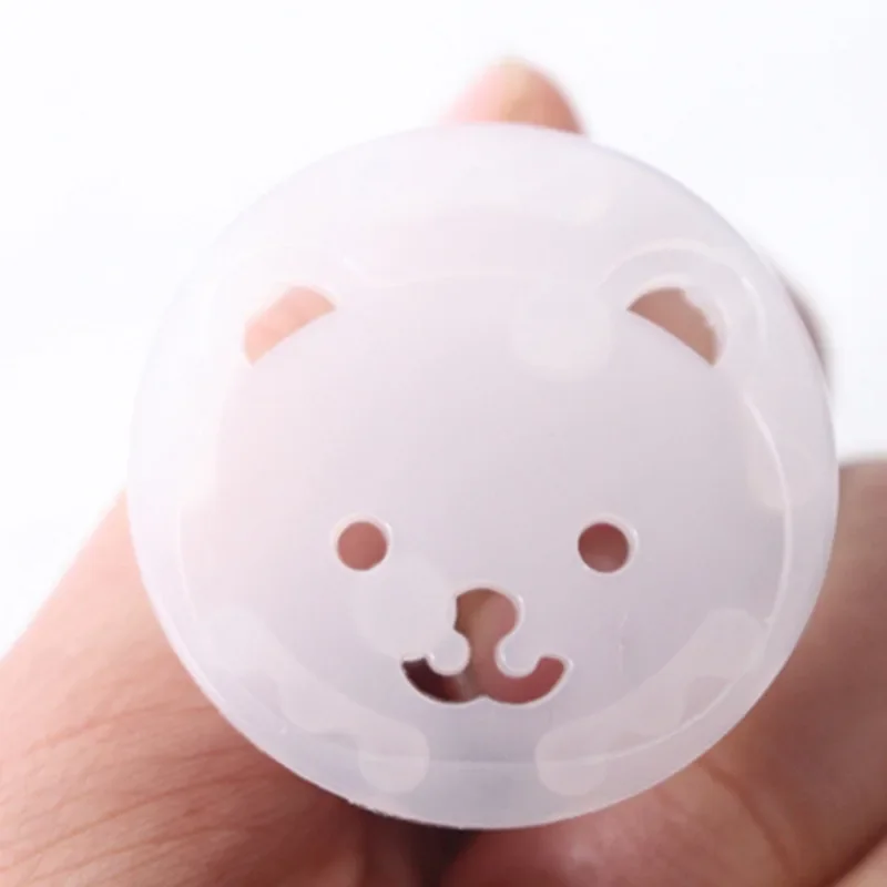 10PCS Bear EU Power Socket Electrical Outlet Baby Child Kids Safety Guard Protection Anti Electric Shock Plugs Protector Cover