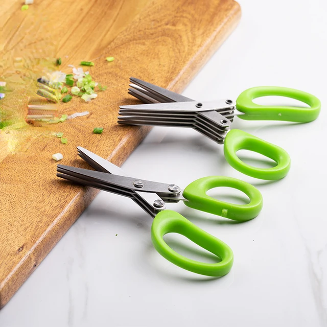 Multi-Layer Scissor Stainless Steel Kitchen Scissor Green Onion