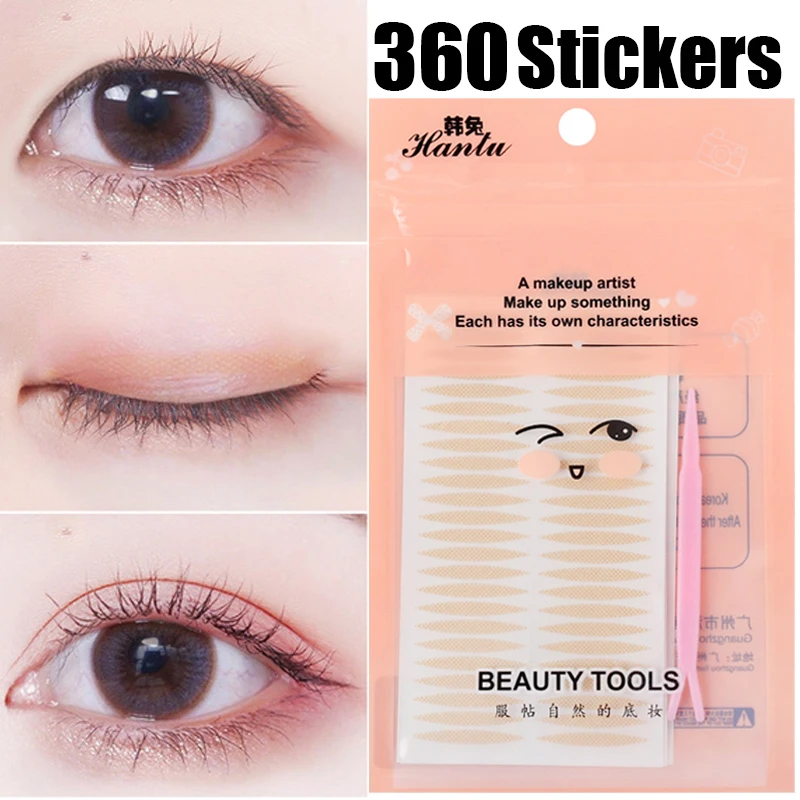 

Eyelid Tape Sticker Invisible Double Fold Eyelid Lace Clear Beige Stripe Self-adhesive Natural Invisible Eye Tape Makeup Tools