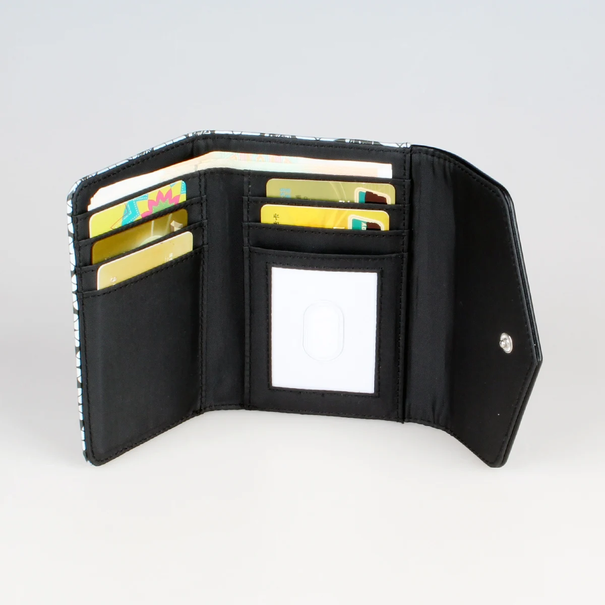 Classic Laser Design Short Wallet, Trendy Geometric Pattern Coin Purse For Women 5