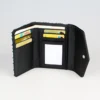 Classic Laser Design Short Wallet, Trendy Geometric Pattern Coin Purse For Women 5