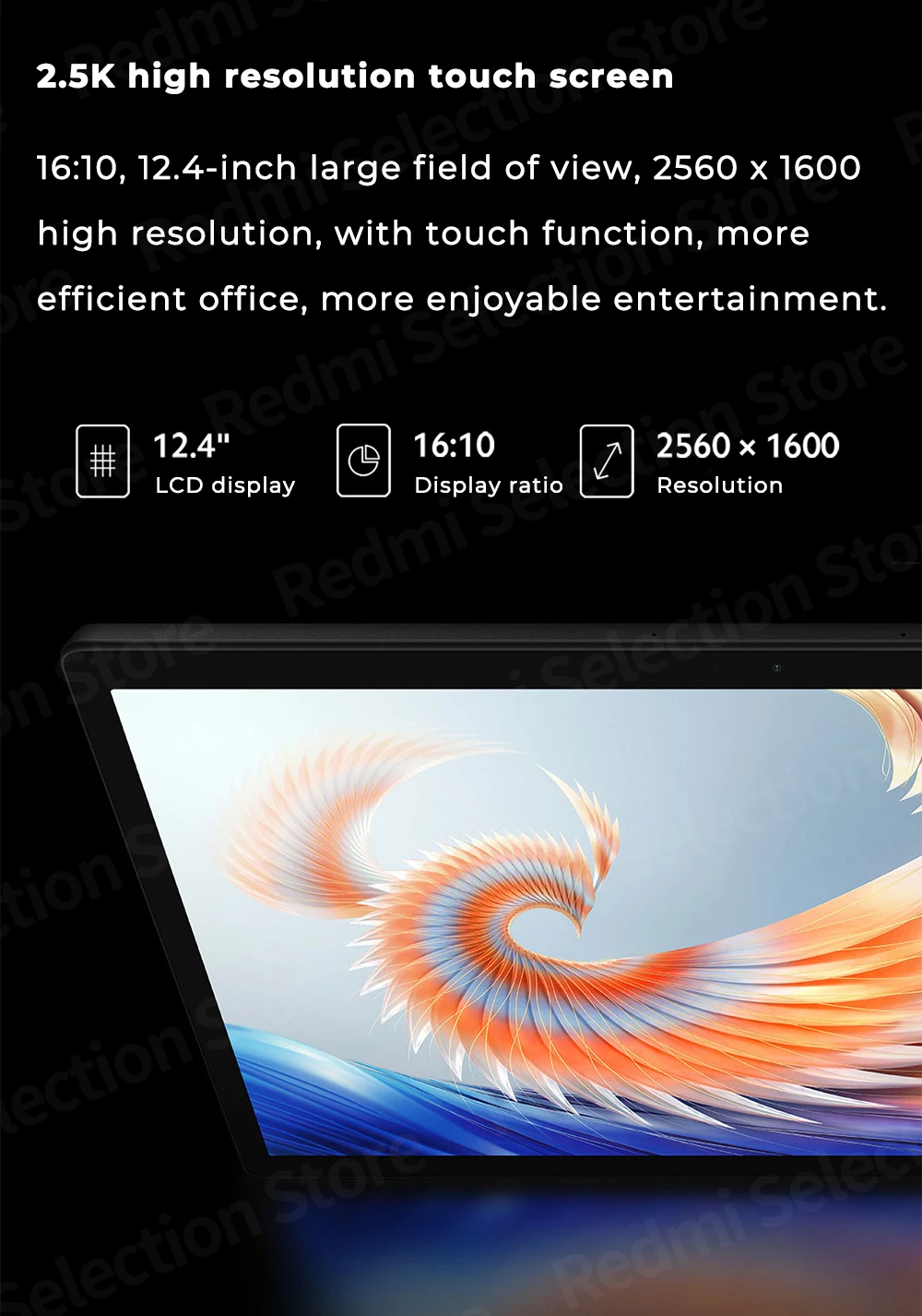Xiaomi Book 12.4 Tablet: Snapdragon 8cx Gen2, 8GB RAM, 256GB Storage, 2.5K Touch Screen PC Description Image.This Product Can Be Found With The Tag Names Computer Office, Laptop, Laptops