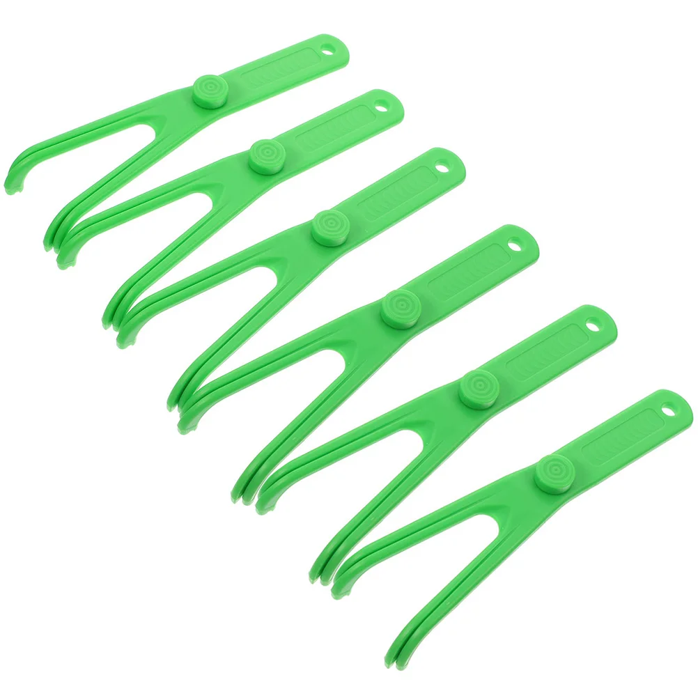 6 Pcs Dental Dental Floss Sticks Sticks Holder Tooth Picks Handle Dental Floss Sticks Sticksers Reusable Sticks for Teeth Pp