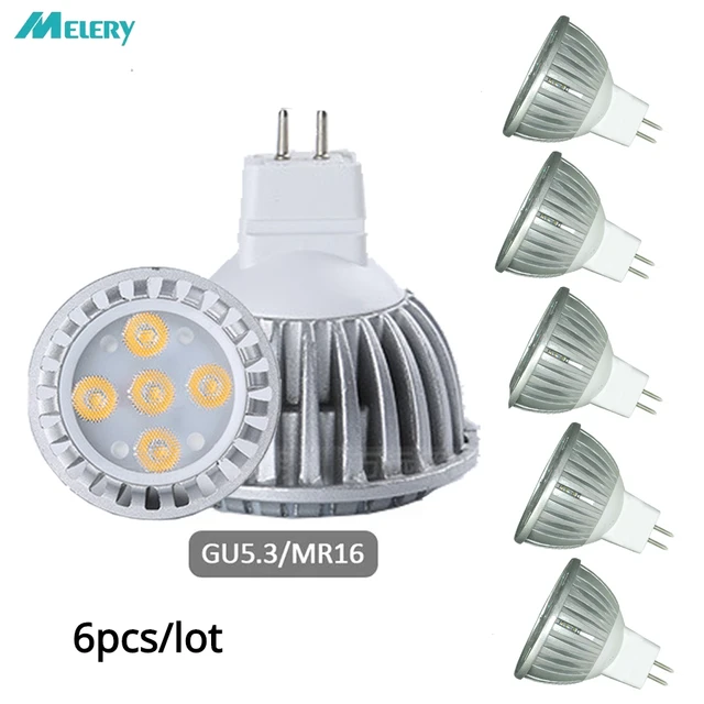 MR16 Spot Light Bulb GU5.3 5W/12V Warm/Cold White 2700K/6000K 50W