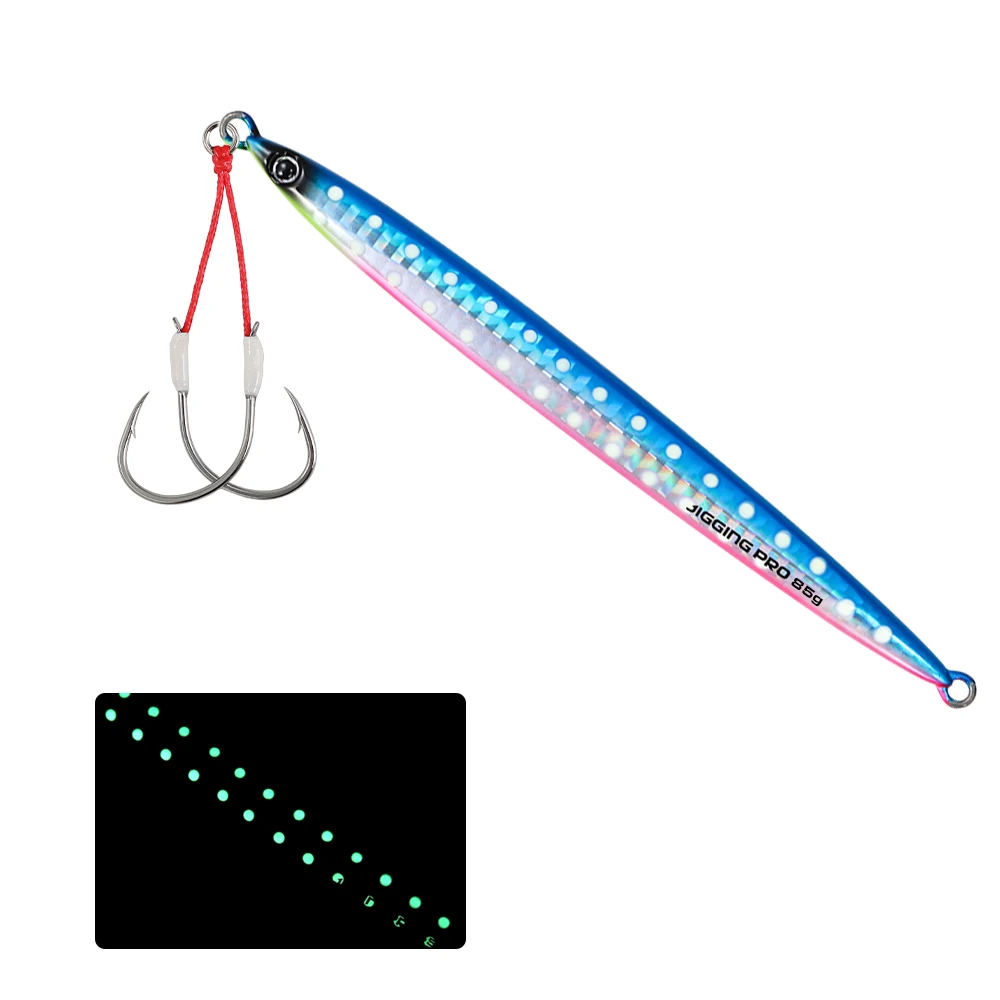 JIGGING PRO Gekito Jig Strike 45g 65g 85g Long Casting Jigs