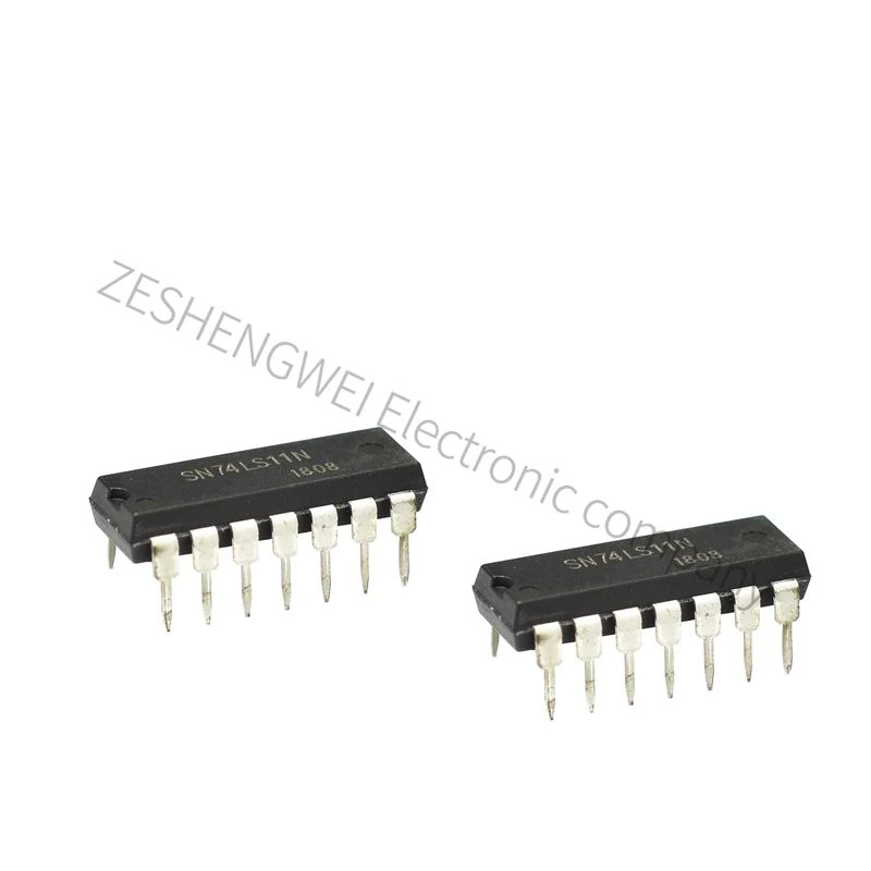 10PCS/LOT NEW SN74LS11N 74LS11 DIP-14 Three-way 3 input positive AND gate In Stock