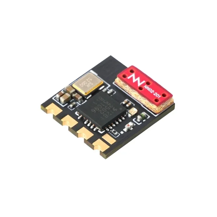 Récepteur ELRS 2.4G Lite V1.2 BETAFPV à côté d'une pièce de monnaie pour l'échelle