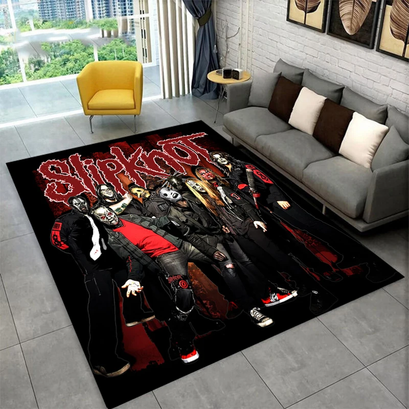 

S-SLIPKNOT band printed carpet,living room,bedroom decoration,carpet,kitchen,bathroom,non slip floor mat ,door mat,birthday gift