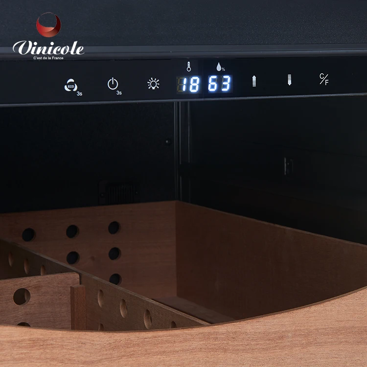 Compressor Cigar Cellar Professional Cigar Fridge Humidor With Fan Cooling System
