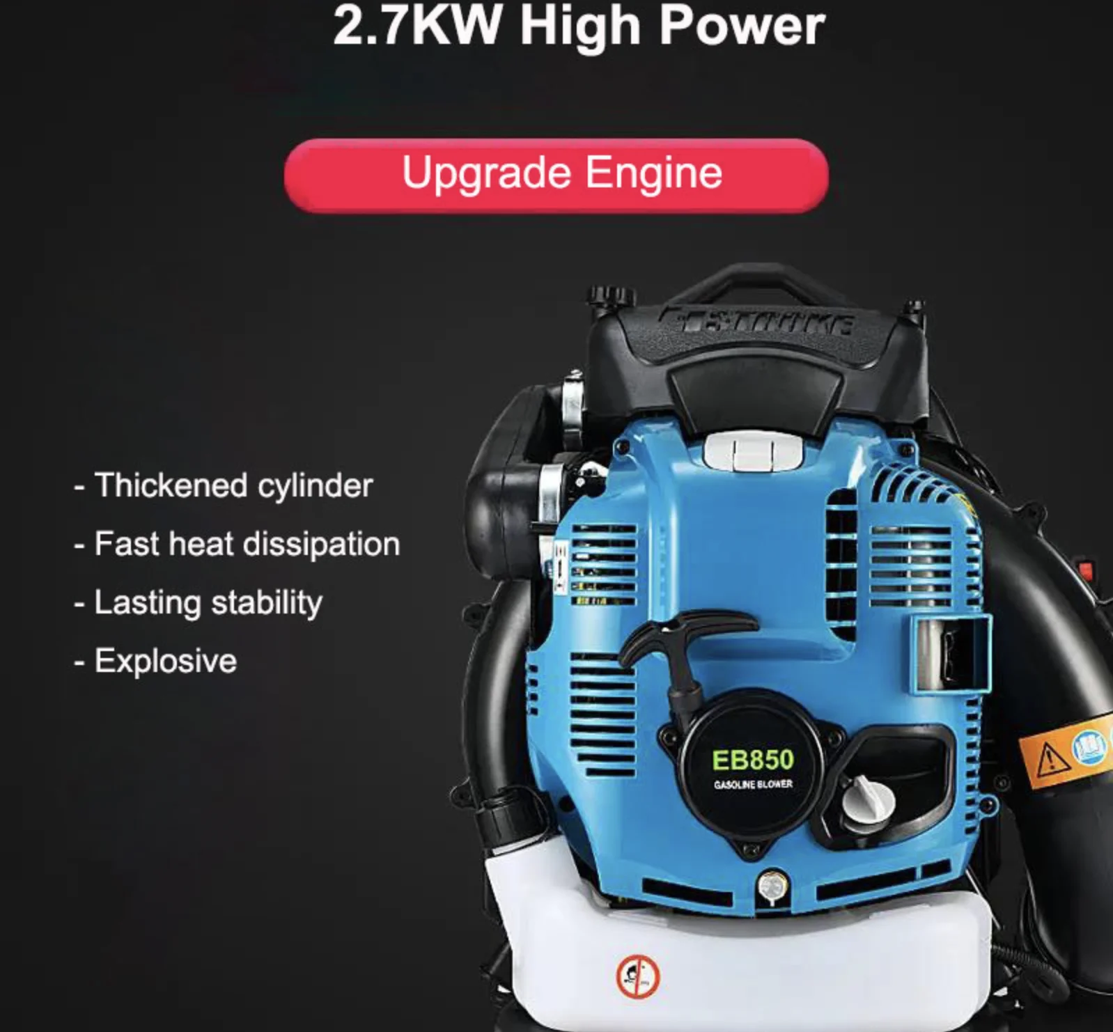 

2.7KW Air Blower Construction Vacuum Cleaner Snow Greenworks Garden Leaf Four-stroke Gasoline Strong Torque Wind