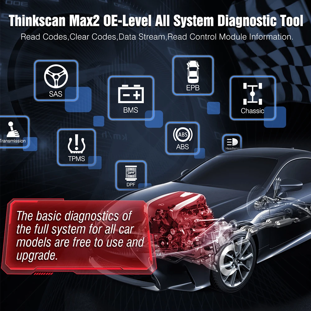 temp gauge car THINKCAR ThinkScan Max 2 Automotive Diagnostic scan Tools All system OBD2 Scanner AF DPF 28 Reset ECU Coding PK ThinkTool Mini motorcycle oil temp gauge