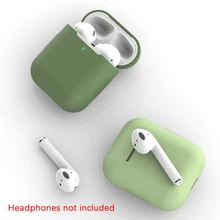 

Soft Silicone Cases for Airpods1 2 Silicone Bluetooth-compatible Headset Case for AirPods 1 2 Earphone Cover Charging Box