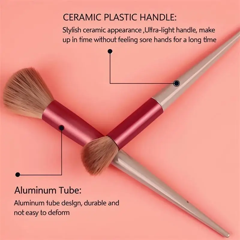 Makeup Brushes Set 13PCS Professional Foundation Blush Eyebrow Powder Kabuki Vegan Travel Case Soft Synthetic Cosmetic Brush Kit makeup brush set makeup brush makeup tool set makeup tool