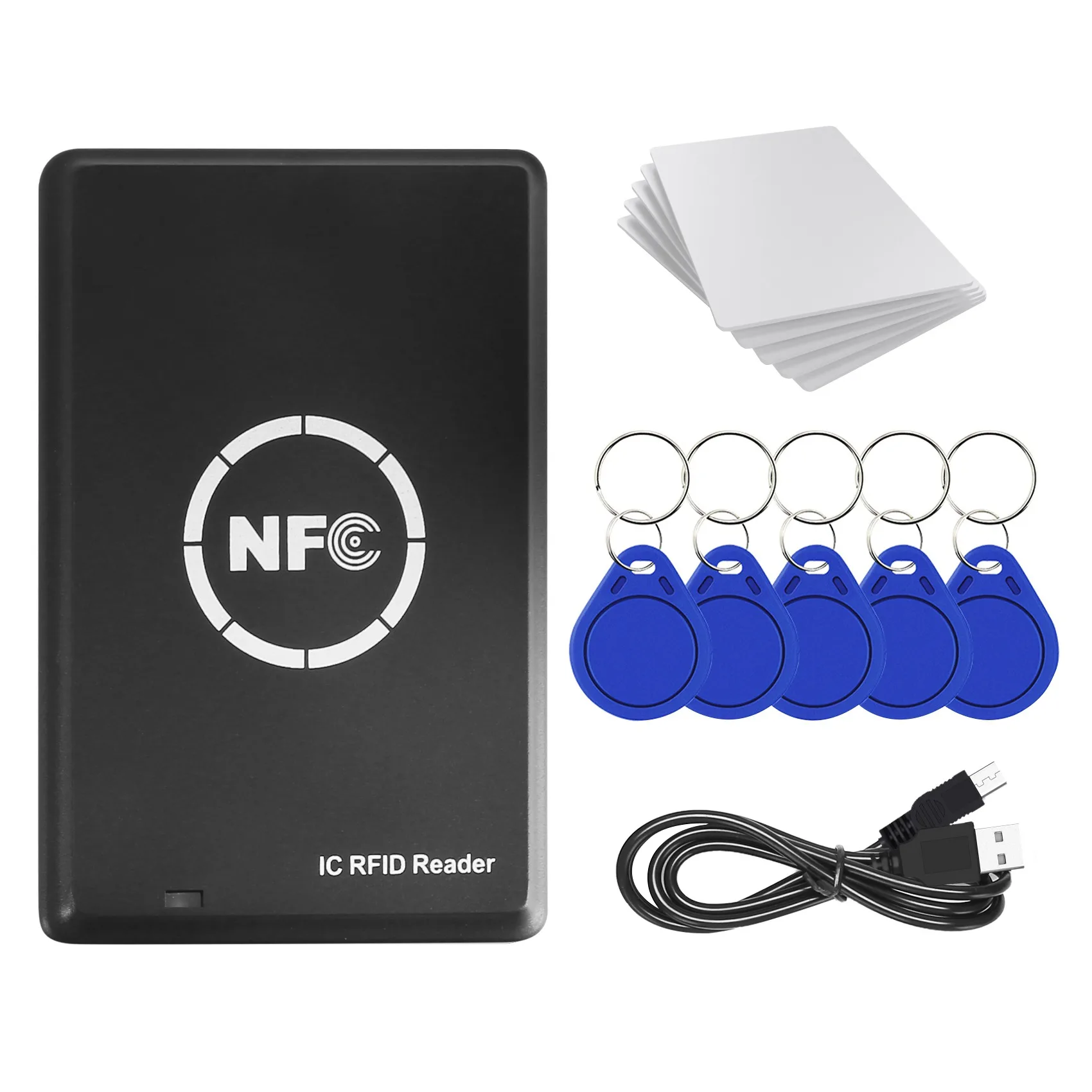 RFID NFC Copier Duplicator 125KHz Key Fob Smart Card Reader Writer 13