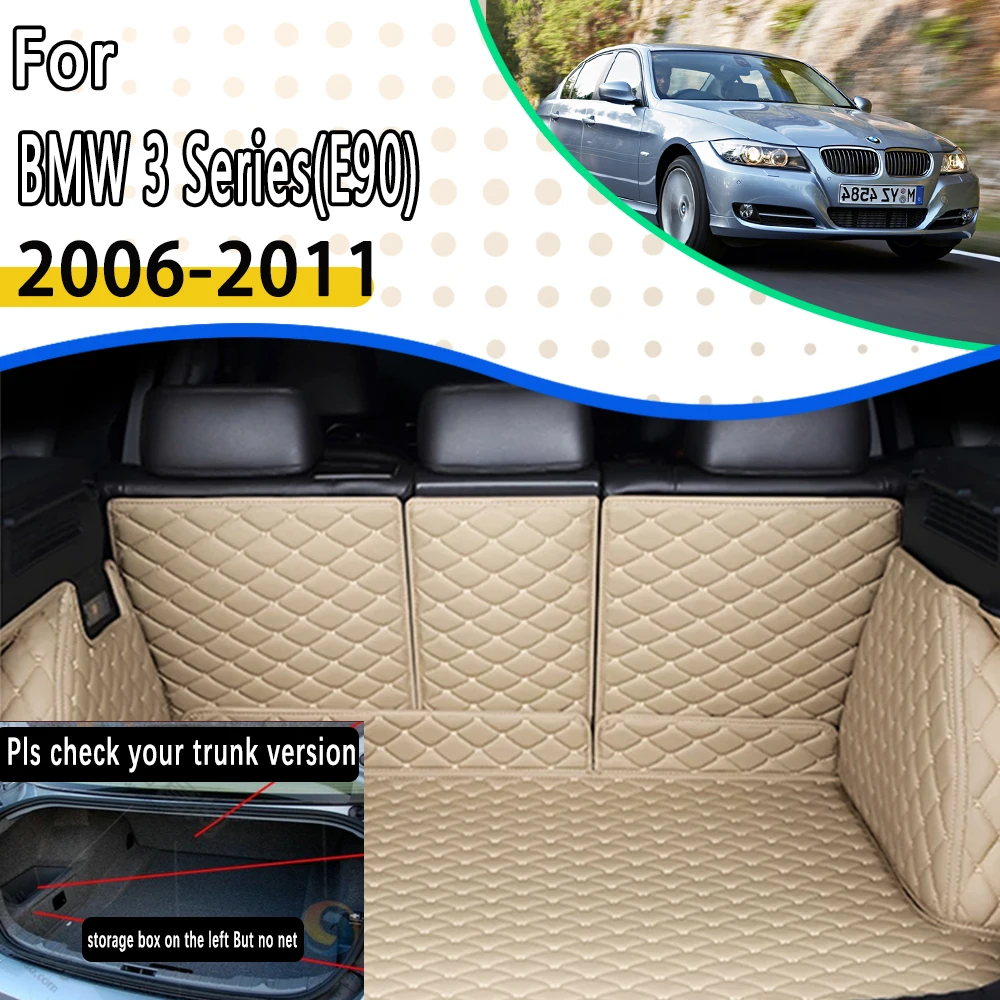

Car Mats Fit For BMW 3 Series E90 MK5 2006~2011 Sedan Car Trunk Storage Anti-dirty Pads Carro Tray Muds Carpets Auto Accessories