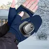 Heated Gloves For Men Men Women USB Fingerless Winter Heated Gloves USB Hand Warmer Gloves For Typing Cycling Skiing With 3 3
