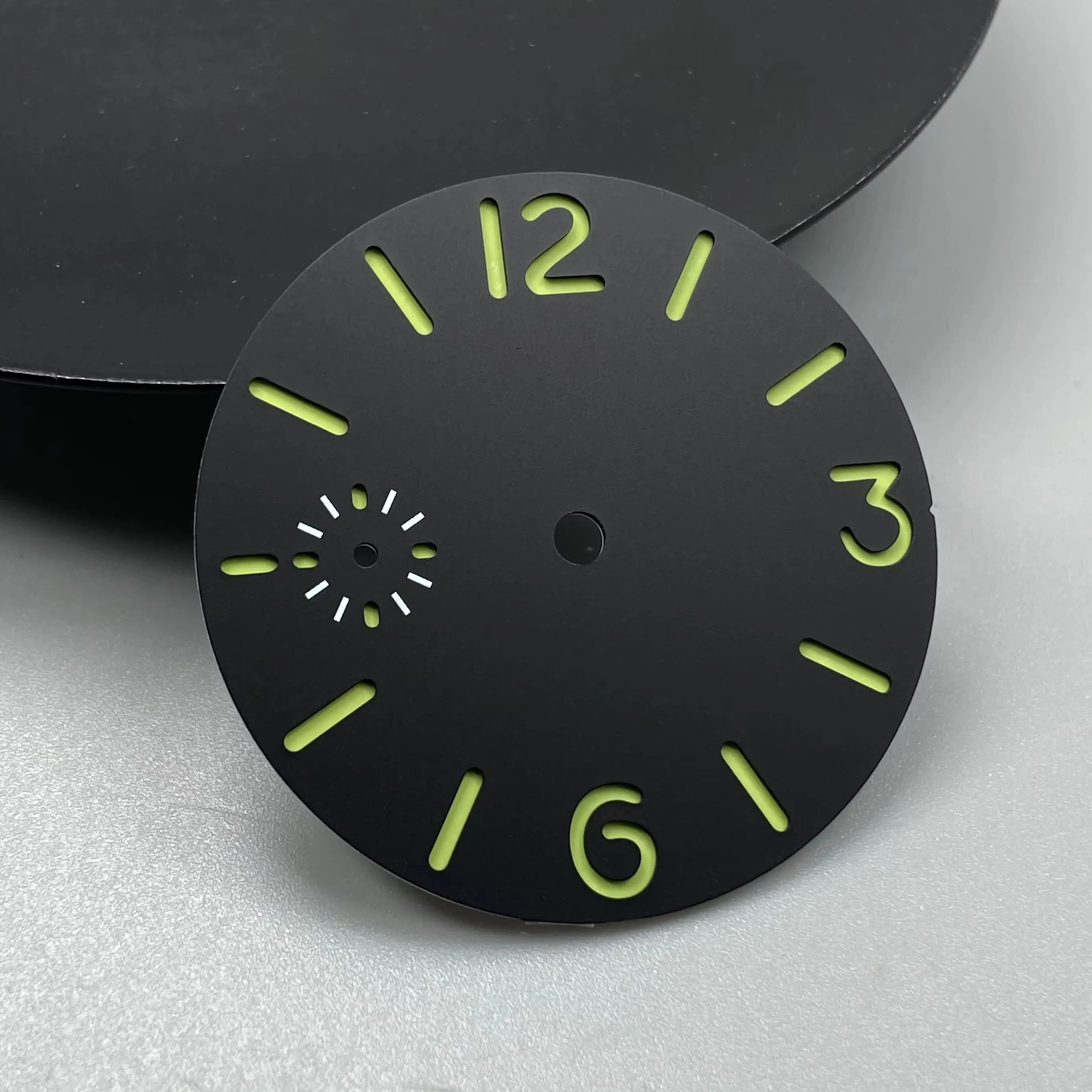 Green Luminous Watch Dial Face - 34.5mm/36mm - Premium Replacement Accessory