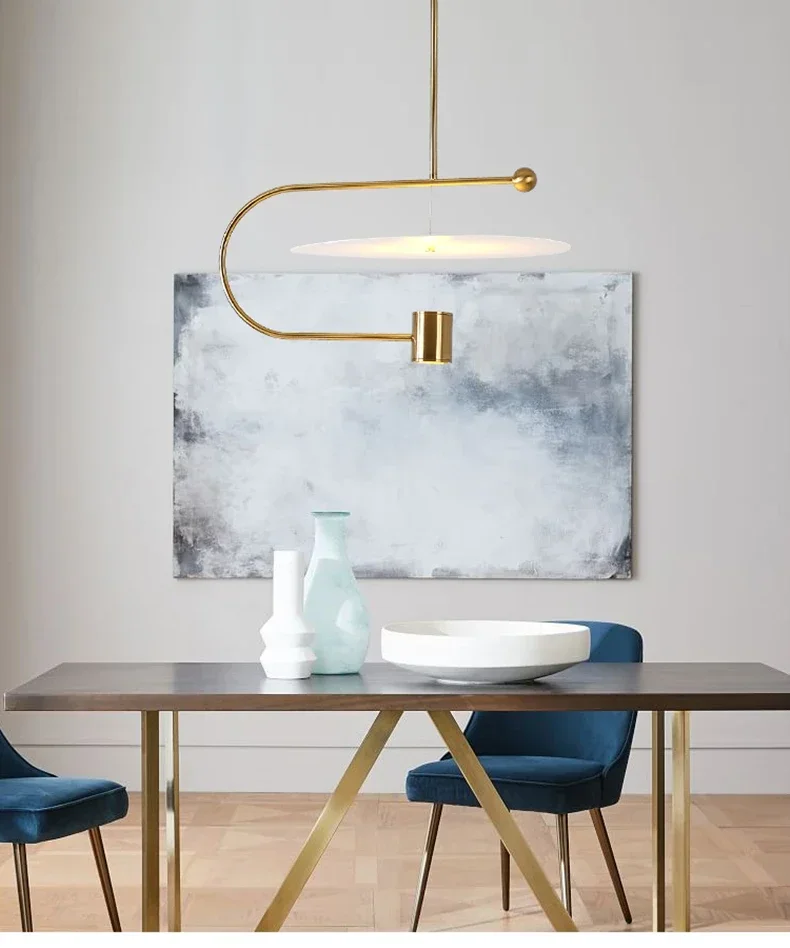 Description Picture 5 of itemModern Nordic LED Pendent Light for Living Dinning Room Chandeliers Black/Gold Iron Kitchen Light Indoor Home Decor Hanging Lamp