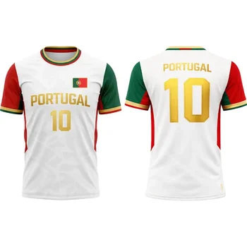 T-shirt stampata in stile portoghese |   T-shirt estiva |   Unisex |   Maglietta Sportiva da Esterno Traspirante e ad Asciugatura Rapida |   Top di qualità da regalare