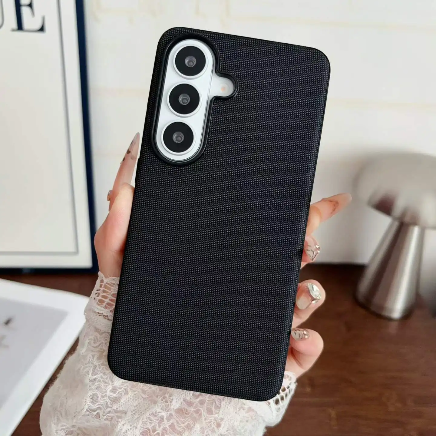 Luxury Tech Woven Magnetic Fabric Case with Magsafe Wireless Charging Compatibility