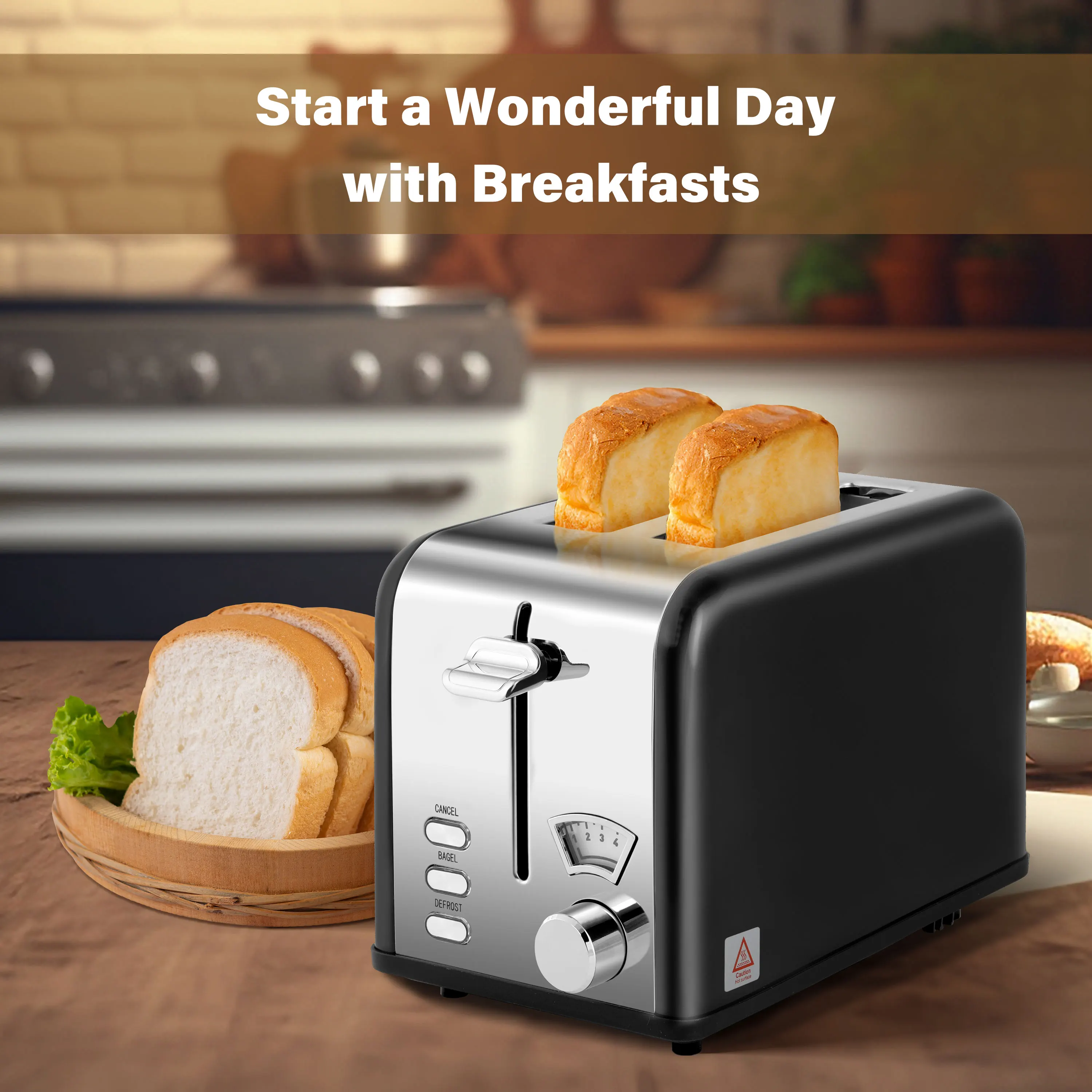 Multifunctional Toaster Toasted Bread Slices Small Home Lazy Breakfast Bread Machine
