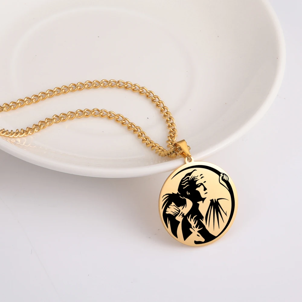 Collier Aphrodite grec doré