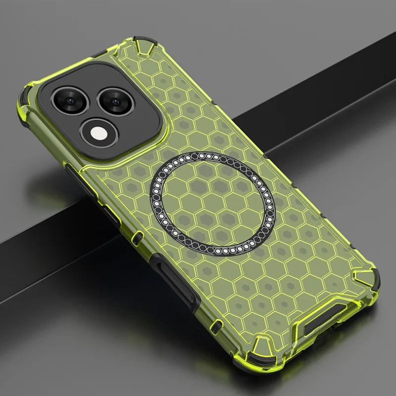 Magnetic Shockproof Clear Phone Case with Air-Cushion and Mag-Safe Compatibility