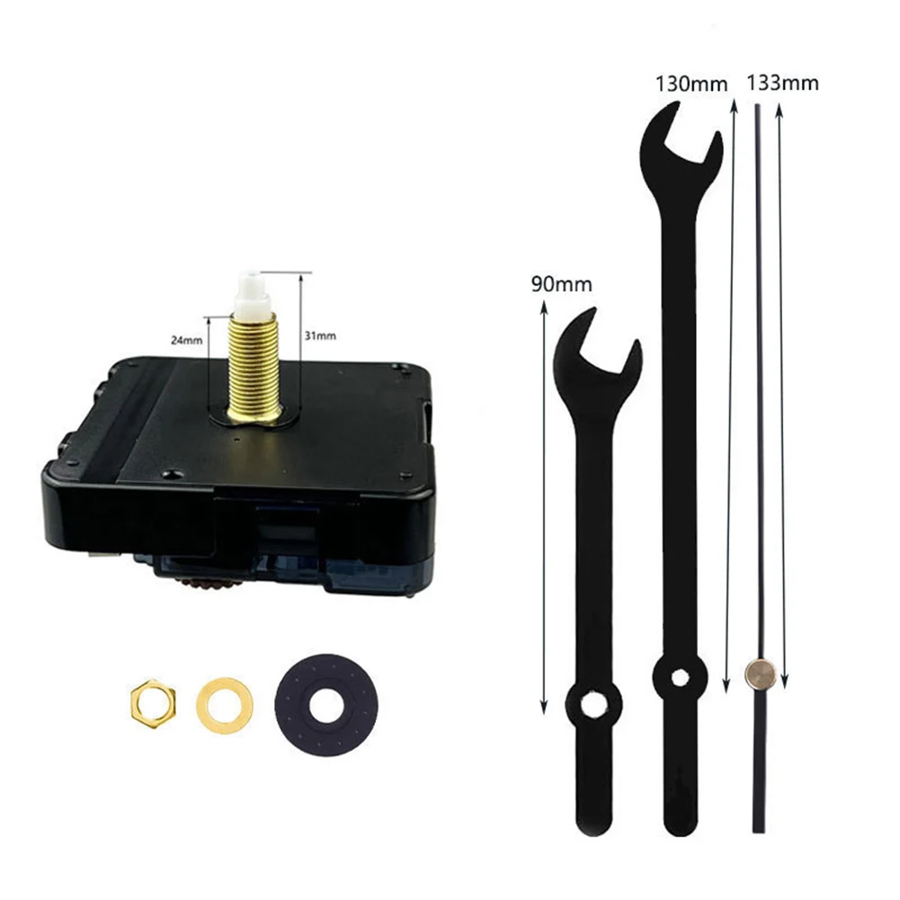 DIY Wall Clock Movement Mechanism Kit Repair Replacement Parts For 35-40cm Clock Panels Mute Accessories Home Decorative Crafts 3