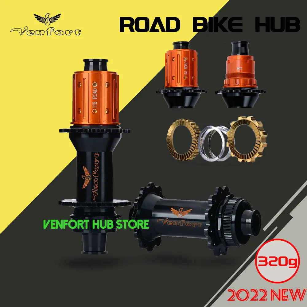 VENFORT2022NEWBlackRoadBicycleHubAluminumAlloy707524HCenter
