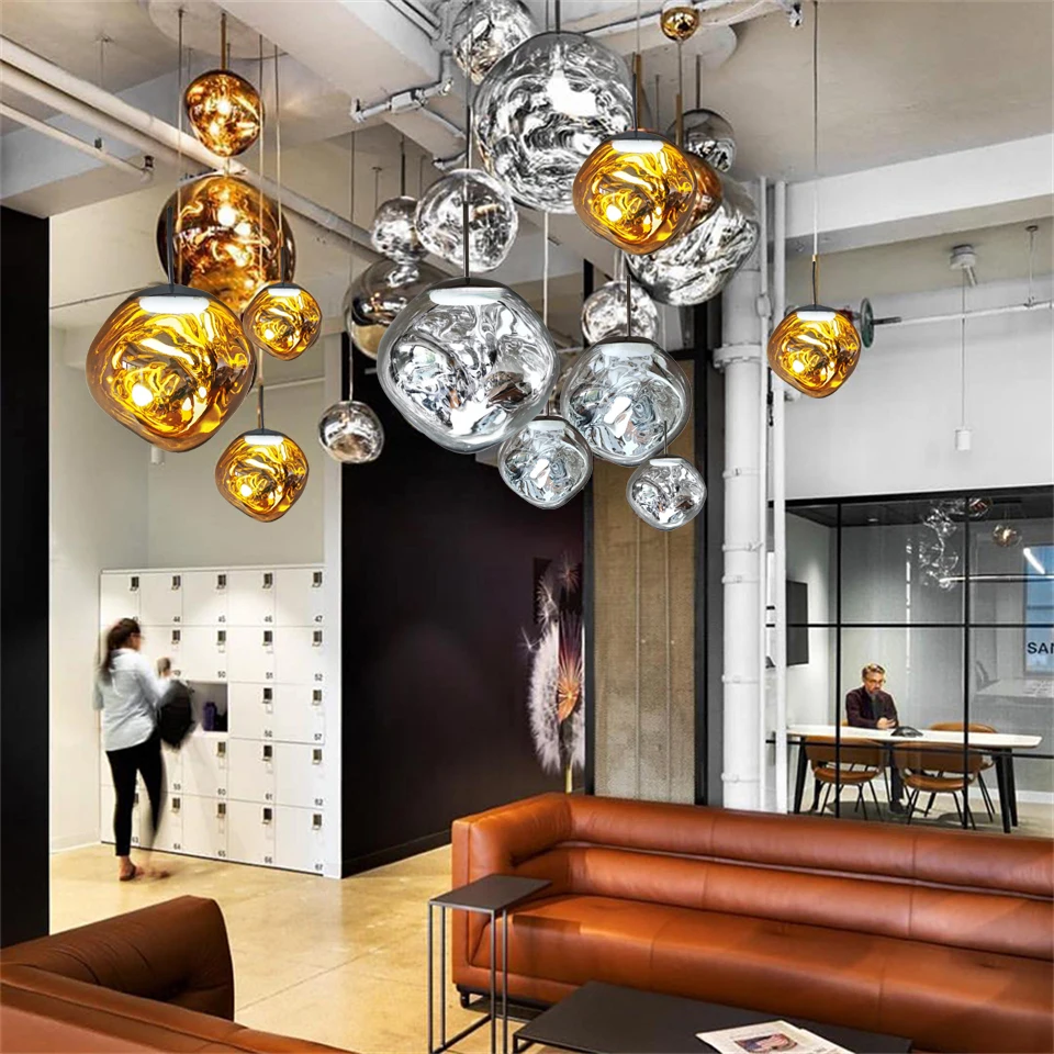 Lava LED Chandeliers PVC Lighting Living Room Deco Hanging Lamp Kitchen Light Fixtures Indoor Home Chandelier Lighting led chandelier ceiling chandelier