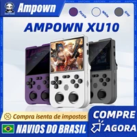 Ampown XU10 Handheld Game Console 3.5" IPS Screen 3000mAh Battery Linux System Built-in Retro Games Portable Video Game Console 1