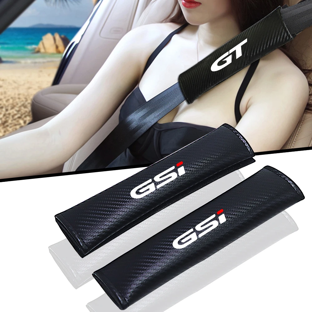 For Opel Opc Opcline Corsa Gsi Astra Sxi Vectra Gtc 2Pcs Car Seat Belt Car Accessories